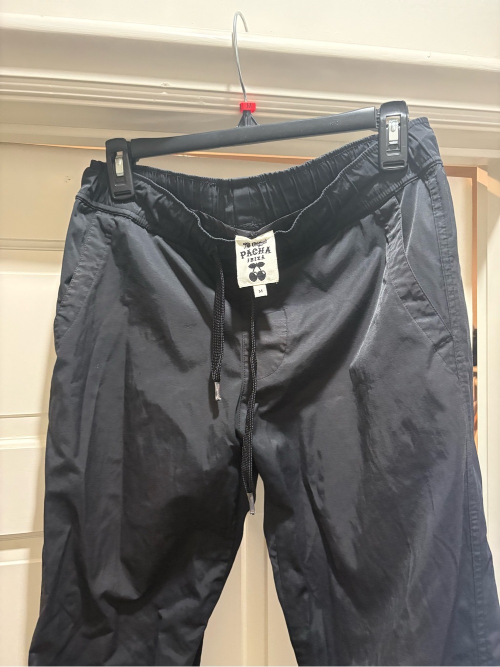 Men's Pacha Ibiza Black Drawstring Pants